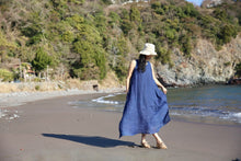 画像をギャラリービューアに読み込む, kimeguru dress 藍染(裏地付ver.)