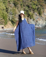 画像をギャラリービューアに読み込む, kimeguru dress 藍染(裏地付ver.)