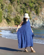 画像をギャラリービューアに読み込む, kimeguru dress 藍染(裏地付ver.)