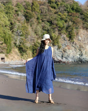 画像をギャラリービューアに読み込む, kimeguru dress 藍染(裏地付ver.)