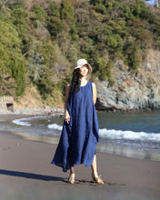 画像をギャラリービューアに読み込む, kimeguru dress 藍染(裏地付ver.)