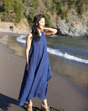 画像をギャラリービューアに読み込む, kimeguru dress 藍染(裏地付ver.)