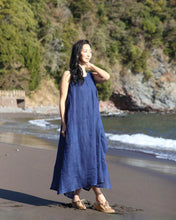 画像をギャラリービューアに読み込む, kimeguru dress 藍染(裏地付ver.)