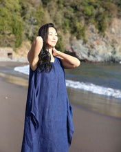 画像をギャラリービューアに読み込む, kimeguru dress 藍染(裏地付ver.)