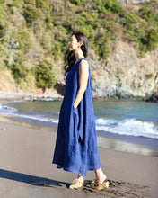 画像をギャラリービューアに読み込む, kimeguru dress 藍染(裏地付ver.)