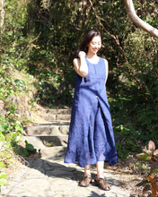 画像をギャラリービューアに読み込む, kimeguru dress 藍染(裏地付ver.)