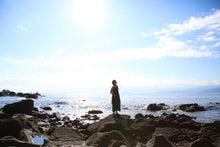 画像をギャラリービューアに読み込む, kimeguru dress 藍染(裏地付ver.)