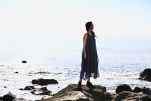 画像をギャラリービューアに読み込む, kimeguru dress 藍染(裏地付ver.)