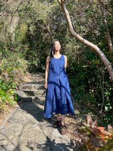 画像をギャラリービューアに読み込む, kimeguru dress 藍染(裏地付ver.)