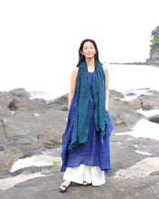 画像をギャラリービューアに読み込む, kimeguru dress 藍染(裏地付ver.)