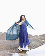 画像をギャラリービューアに読み込む, kimeguru dress 藍染(裏地付ver.)