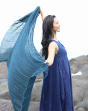 画像をギャラリービューアに読み込む, kimeguru dress 藍染(裏地付ver.)