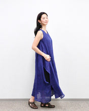 画像をギャラリービューアに読み込む, kimeguru dress 藍染(裏地付ver.)