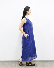 画像をギャラリービューアに読み込む, kimeguru dress 藍染(裏地付ver.)