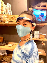 画像をギャラリービューアに読み込む, ”カツオブルー” かつお食堂★別注 ラピスラズリ&ダンガリーシャツの羽ピアス/イヤリング ー yuha. × Re Jewelry by Licht